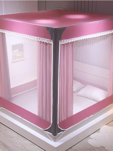 Beautiful Luxury Large Mosquitera Folding Netting Bed Round Tent Portable Foldable Pop Up Mosquito Net For Bed
