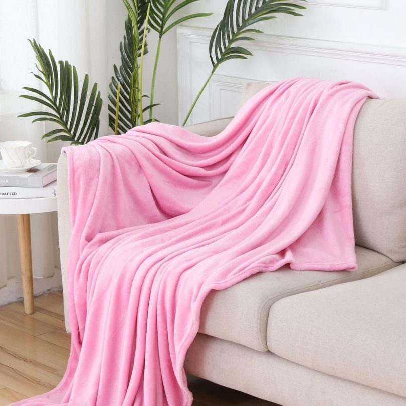 Temperature Regulating Blanket Comfortable Sleep Blanket Comfort Coral Flannel Blanket Energy-efficient Temperature for Air - Image 3