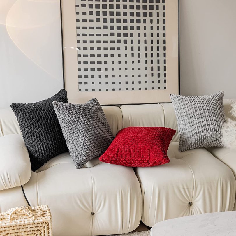 Thick Corduroy Cushion Cover 40×40 45×45 50x50cm Design Decorative Pillow Cover for Sofs Livingroom Pillowcase Bedroom Decor - Image 2