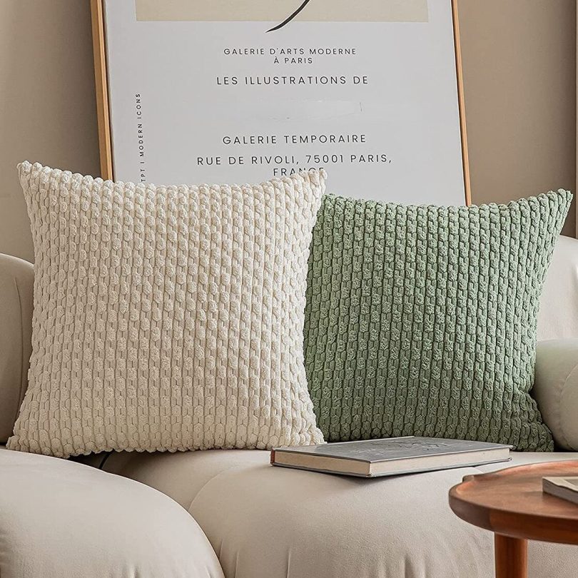 Thick Corduroy Cushion Cover 40×40 45×45 50x50cm Design Decorative Pillow Cover for Sofs Livingroom Pillowcase Bedroom Decor