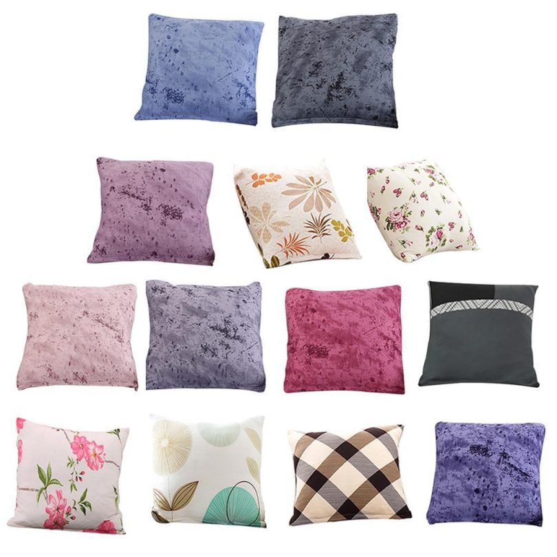 Throw Pillow Case Fits 18×18 Inch Pillows