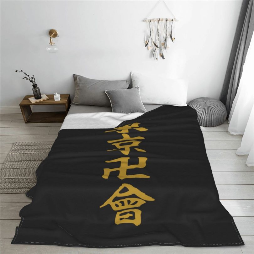 Tokyo Revengers Anime Manjiro Blankets Manga Takemichi Hanagaki Flannel Throw Blanket Bed Sofa Portable Lightweight Bedspreads - Image 8