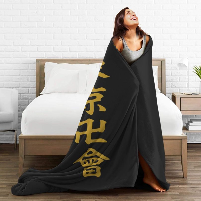 Tokyo Revengers Anime Manjiro Blankets Manga Takemichi Hanagaki Flannel Throw Blanket Bed Sofa Portable Lightweight Bedspreads - Image 10